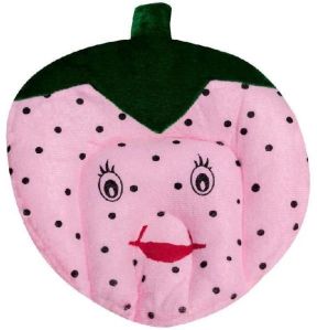 Pink Strawberry Shaped Baby Pillow