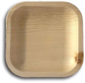 6 Inch Flat Square Areca Leaf Plates