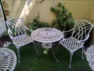 Garden Aluminium Chair And Stool