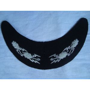 embroidered visor