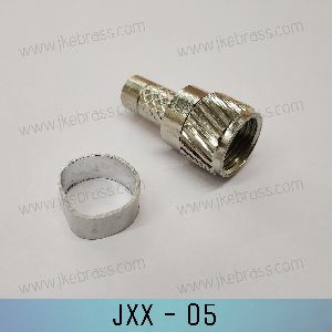 Rg6/F-5 Connector (Cross)(Long)