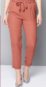 Rayon Slab Belt Pant