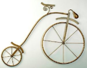 Painted Wall Hanging Bicycle