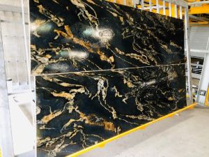 Titanium Black Granite Slabs