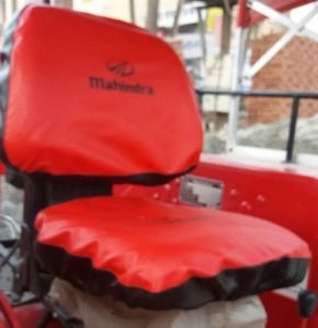 Polyester Red Tractor Seat Cover