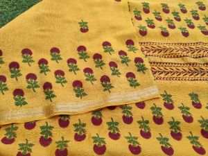 Maheswari Hand Block Sarees