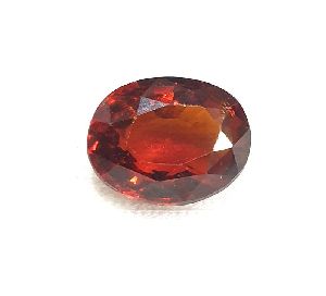 Natural unheated untreated ceylon hessonite garnet stone certified 4.70 ct