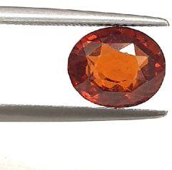 Natural unheated untreated ceylon hessonite garnet certified 4.80 ct