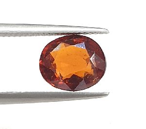 Natural unheated untreated ceylon hessonite garnet gomedh certified 4.95 ct