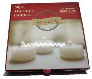 Unscented Tea Light Candles