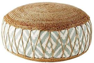 Jute pouffe