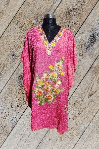 Short Kashmiri Kaftan With Floral work