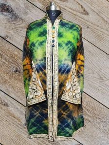 Tye Dye Kashmiri Woolen Coat