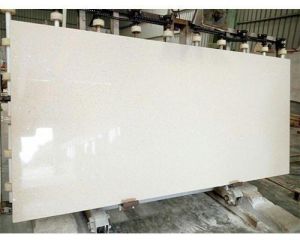 white quartz slab