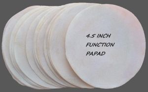 Round Plain Papad