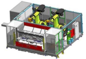 Robot sawing and milling system