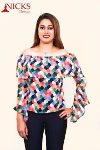 Ruffle Off Shoulder Top