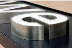 Stainless Steel Border Letter