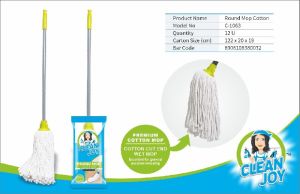 CLEANJOY COTTON ROUND MOP