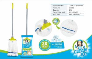 CLEANJOY MICROFIBER CLIP AND FIT MOP