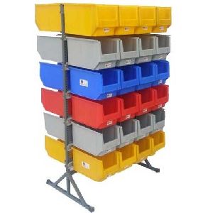 45 Double Sided Bin Stand
