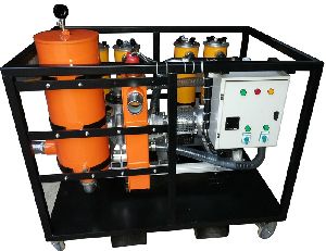 hydraulic oil flushing unit