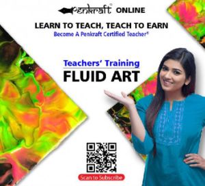 Penkraft Learn Online certified fluid art course