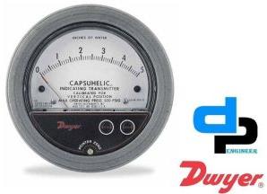 Series 4000 Capsuhelic Differential Pressure gauge