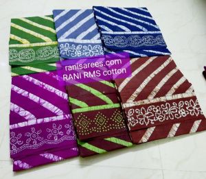 Rani rms cross batik saree