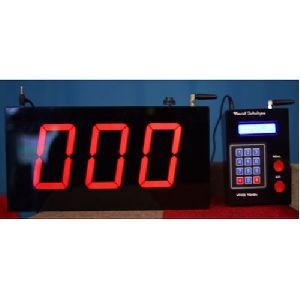 Q Management Bell Token Display System with Token Dispenser