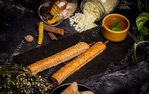 Malai & Cheese Chicken Seekh Kabab