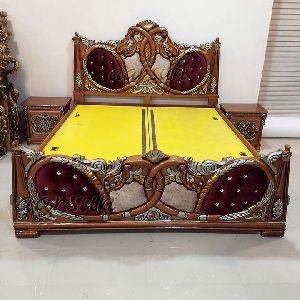 Wooden Box Bed