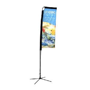 PVC Flag Banner Stand