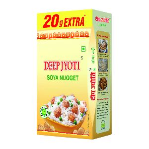 Deep Jyoti Big Soya Nuggets (220 gm Box)