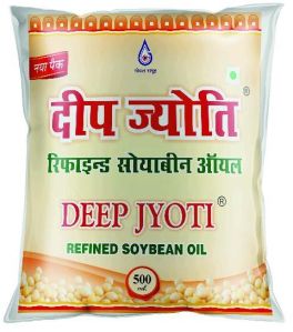 Deep Jyoti Refined Soybean Oil (500 ml Pouch)