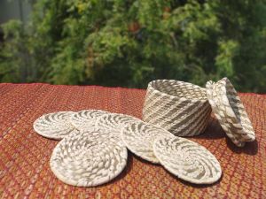 Sabai Grass Coaster Set