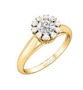 Sunflower Diamond Ring