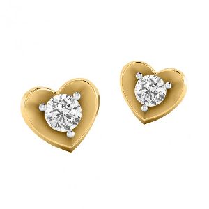 Sweetheart Stud Earrings