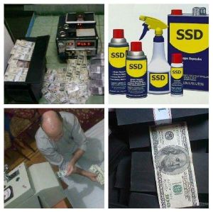 Chemical Solution For Cleaning Defaced Banknotes