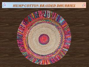 Hemp Cotton Braided Dhurries