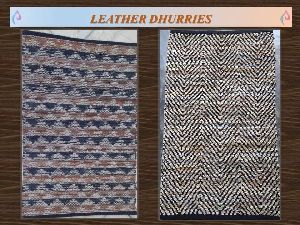 Leather Dhurries