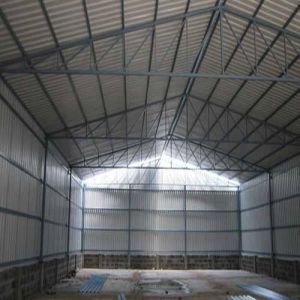 Prefabricated industrial shed