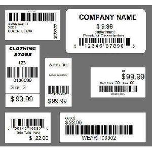Price Barcode Label
