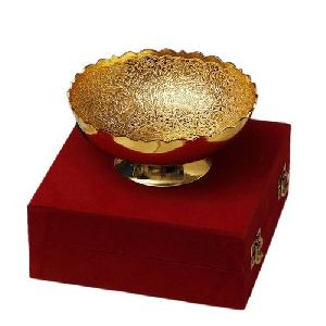 Gold Plated Brass Bowl