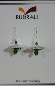 Silver Jhumka Earring