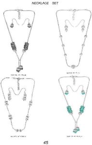 sterling silver necklace set (light Weight)