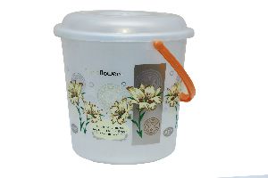 PLASTIC PRINT BUCKET-10 LTR