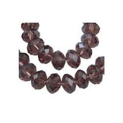 faceted glass beads