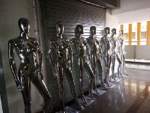 Female Chrome Mannequin