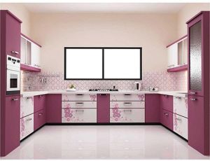 U Shape Modular Kitchen